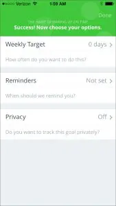 Habit Options